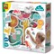 SES Creative: Bath Safari Animals - 14 Colorful Reusable Foam Stickers, Works W/ Multiple Surfaces, Fun Tub & Water Toy, Baby-Toddlers-Kids Ages 1+